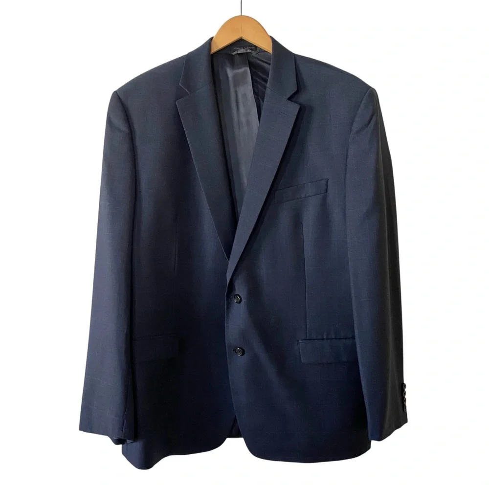 Lauren Ralph Lauren Charcoal 100% Wool Two-Button Sport Jacket Sz 46L